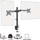 VESA dimensions of 75x75mm or 100x100mm