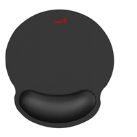 Genius G-WMP100 Ergonomic Mouse Pad with Wrist Rest for Support and Comfort with Anti-Slip Rubber Base, Black - Image 3