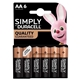 Duracell Simply Alkaline Pack of 6 AA Batteries - Image 4