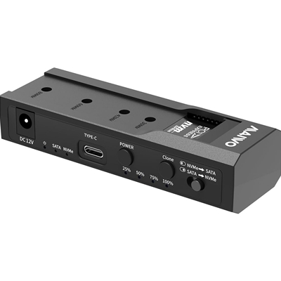 Dual Bay HDD/NVMe M2 SSD 10Gbps Clone Converter For 2.5" and 3.5" SATA