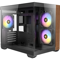 270 Full-View Tempered Glass with Exotic Wood