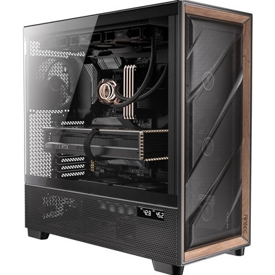 Black/Wood