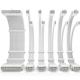 Antec White PSU Extension Cable Kit - 6 Pack (1x 24 Pin, 2x 4+4 Pin, 3x 6+2 Pin) - Image 4