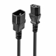 Lindy 30331 2m IEC C13 (Kettle) To IEC C14 (Kettle) Mains Extension Cable - Black - Image 4