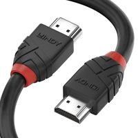 Lindy 36471 1m HDMI (M) 2.0 High Speed Black Line 4096x2160@60Hz Cable with Ethernet - Black - Image 3