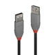 Lindy 36701 0.5m USB-A (M) 2.0 To USB-A (F) 2.0 Anthra Line 480Mbps Extension Cable - Black - Image 4