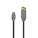 Lindy 36886 1m USB-A (M) 2.0 To USB-C (M) 2.0 Anthra Line 480Mbps Cable - Black - Image 4
