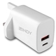LINDY 73416 20W USB Type A & C Charger - Image 4