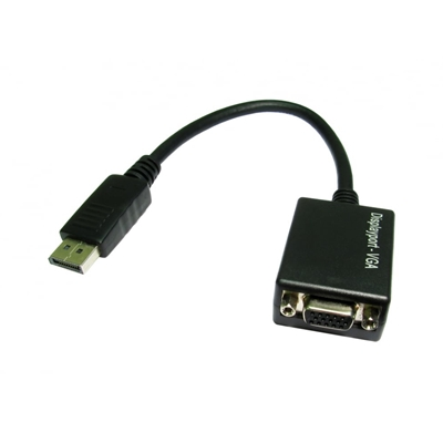 DisplayPort 1.2 (M) to VGA (F)