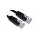 RJ45 (M) to RJ45 (M) CAT6 0.25m Black OEM Moulded Boot Copper UTP Network Cable - Image 4