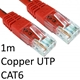 RJ45 (M) to RJ45 (M) CAT6 1m Red OEM Moulded Boot Copper UTP Network Cable - Image 4