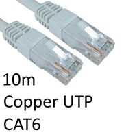 RJ45 (M) to RJ45 (M) CAT6 10m White OEM Moulded Boot Copper UTP Network Cable - Image 3