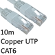 RJ45 (M) to RJ45 (M) CAT6 10m White OEM Moulded Boot Copper UTP Network Cable - Image 4