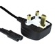 UK Mains to Figure 8 C7 2m Black OEM Power Cable - Image 4
