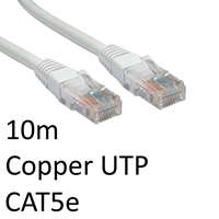 RJ45 (M) to RJ45 (M) CAT5e 10m White OEM Moulded Boot Copper UTP Network Cable - Image 3