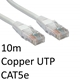 RJ45 (M) to RJ45 (M) CAT5e 10m White OEM Moulded Boot Copper UTP Network Cable - Image 4