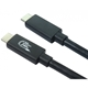 1m USB-C (M) 4.0 EPR 20Gbps Cable - Black - Image 4
