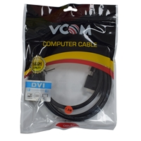 VCOM DVI-D (M) to DVI-D (M) 1.8m Black Retail Packaged Display Cable - Image 3