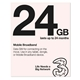 Three 3G 4G & 5G-Ready 24GB Prepaid Mobile Broadband Trio SIM Card - Image 4