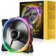 Antec Fusion T3 140mm ARGB PWM Case Fan - Hydraulic Bearing, 600-1500 RPM, Black - Image 4