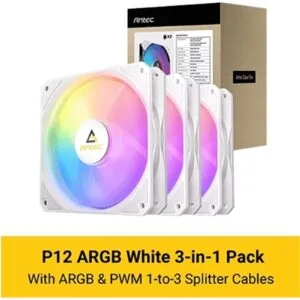 Antec P12 ARGB PWM 120mm Fan 3 Pack - 4-Pin