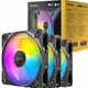 Antec Tranquil 120 ARGB 3-Pack Case Fans with Controller - 120mm High Performance PWM Fans with Addressable RGB Lighting and Fan Control Hub - Image 4