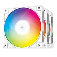 DeepCool FC120 WHITE PLUS 3-IN-1 Addressable RGB 3 Fan Pack - Image 3