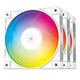 DeepCool FC120 WHITE PLUS 3-IN-1 Addressable RGB 3 Fan Pack - Image 4