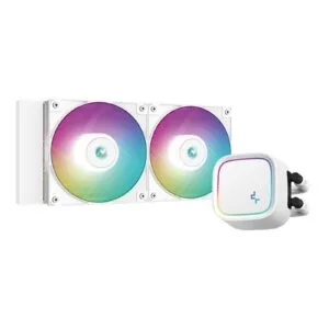 DeepCool LE520 White Universal AiO Cooler with 2 x 120mm ARGB PWM Fans