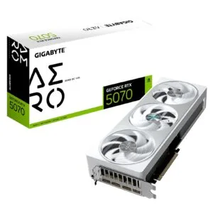Gigabyte NVIDIA GeForce RTX 5070 AERO OC 12G Graphics Card