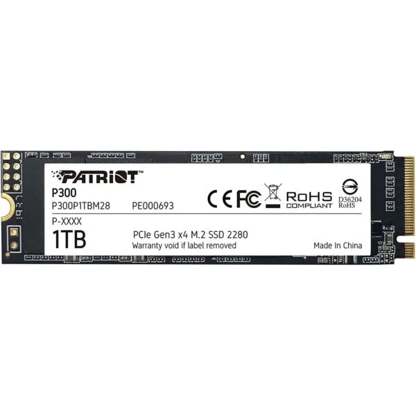 Patriot P300 (P300P1TBM28) 1TB NVMe SSD