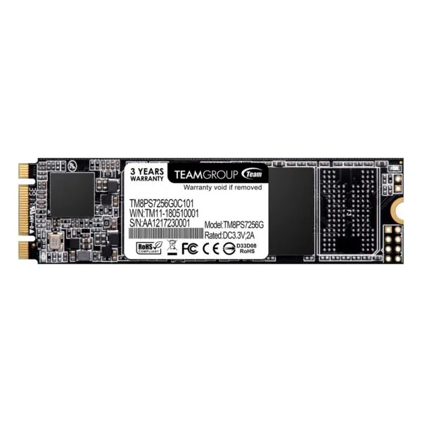 Team MS30 256GB M.2 Sata (TM8PS7256G0C101) 256GB