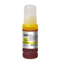 InkLab 103 Epson Compatible EcoTank Yellow ink bottle - Image 3