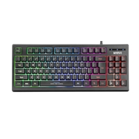 Marvo Scorpion K607 80% TKL Layout Multimedia USB 2.0 Wired 3 Colour Backlit Gaming Keyboard - Image 3