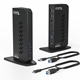 Plugable UD-3900Z USB-A/USB-C Dual Monitor Universal DisplayLink Certified Docking Station - Image 4