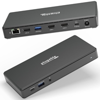 Plugable UD-MSTH2 USB-C Dual HDMI 4K 65W USB-C PD Driverless Docking Station - Image 3