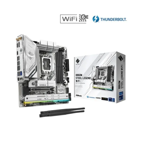 ASRock B860M Steel Legend WiFi Intel 1851 Socket Motherboard