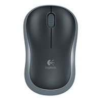 Logitech M185 Wireless Black & Grey Mouse - Image 3