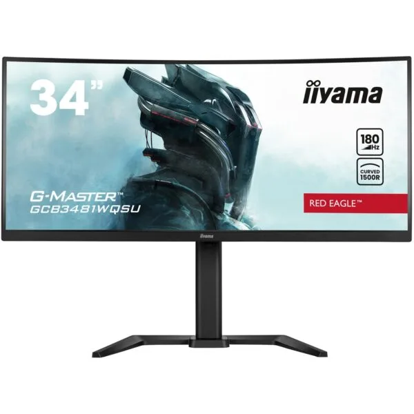 iiyama G-MASTER Red Eagle GCB3481WQSU-B1 34 inch Ultra-Wide Curved Monitor