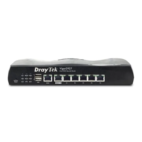 DrayTek V2927-K Vigor 2927 Wired High Speed Gigabit Firewall Router