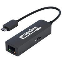 Plugable USBC-E2500PD USB-C to 2.5GbE Gigabit Ethernet Adapter with USB-C PD Charging - Image 3