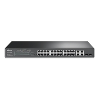 TP-Link TL-SL2428P 24-Port Metal 10/100Mbps + 4-Port Gigabit Smart Switch with 24-Port PoE+ (250W) - Image 3