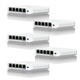 Ubiquiti USW-FLEX-MINI-5 UniFi USW Flex Mini 5 Port Smart Managed POE/USB C Powered Gigabit Network Switch (Five Pack, No PSU) - Image 4