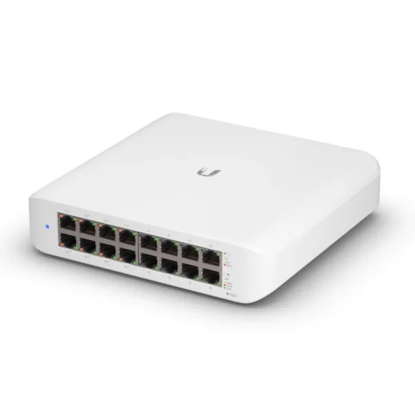 Ubiquiti USW-LITE-16-POE UniFi Switch Lite 16 Port Gigabit Managed Switch with 8 POE+ Ports