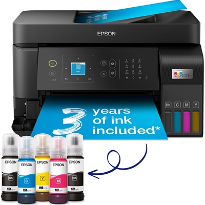 With Up To 3 Years Of Ink Included