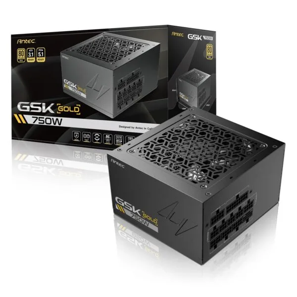 Antec GSK ATX3.1 750W Power Supply - 80 PLUS Gold
