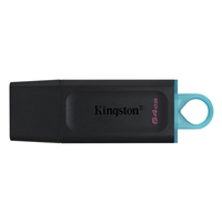 Kingston DataTraveler Exodia 64GB USB 3.2 Black with Cyan loop USB Flash Drive - Image 3