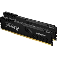 Kingston FURY Beast 16GB (2 x 8GB) 3200MHz DDR4 DIMM System Memory Black Heatsink - Image 3