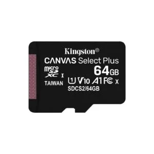 Kingston Canvas Select Plus SDCS2/64GBSP 64GB Micro SD UHS-I (U1) Flash Card