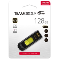 Team C145 128GB USB 3.0 Yellow USB Flash Drive - Image 3